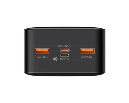 Повербанк Baseus Bipow Power Bank 30000 mAh 22.5W Quick Charge Black 