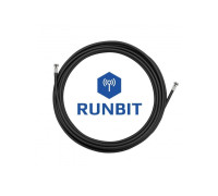 Коаксіальний кабель RunBit 3D-FB для 3G 4G антен з низьким загасанням сигналу (преміум аналог RG58), 10м