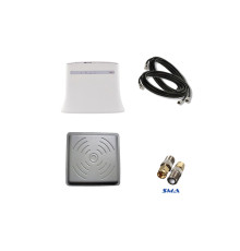 Комплект 4G WiFi роутер ZTE MF283U с антенной Rnet 2x24 дБ и кабелем