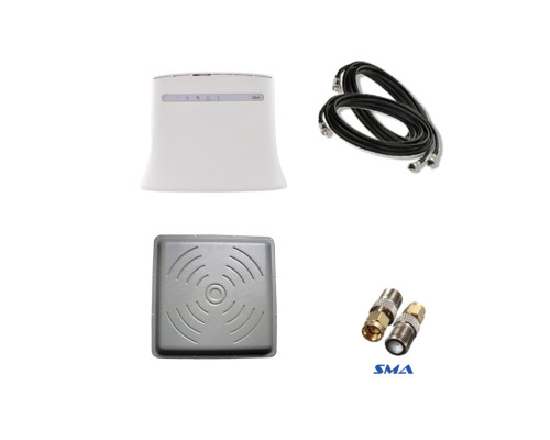 Комплект 4G WiFi роутер ZTE MF283U с антенной Rnet 2x24 дБ и кабелем