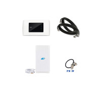 4G комплект для села WiFi роутер ZTE MF920U с комнатной антенной MIMO 8.8Дб