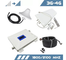 Комплект посилення сигналу "3G/4G інтернет" з антеною 11 Дб (1800/2100 Мгц)