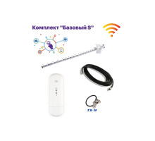 3G 4G роутер с антенной готовый комплект для интернета "Базовый S"