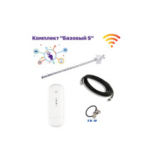 3G 4G роутер с антенной готовый комплект для интернета "Базовый S"