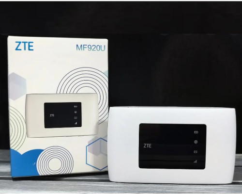 Полный комплект мобильный интернет модем 3G/4G с Wifi и аккумулятором ZTE MF920U + антенна MIMO Rnet 2 по 16 дБ + кабель + переходники
