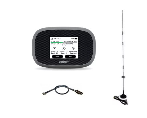 Комплект 4G WiFi USB роутер Novatel MiFi 8800L + автомобильная антенна 9 дБ