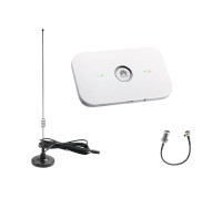 Комплект в автомобиль 4G WiFi роутер Huawei E5573 + автомобильная антенна 9 дБ