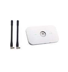 4G WiFi роутер Huawei E5573 + 2 терминальные антенны 3dBi