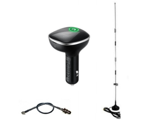 Комплект 4G WiFi USB роутер Huawei E8372 + автомобильная антенна 9 дБ