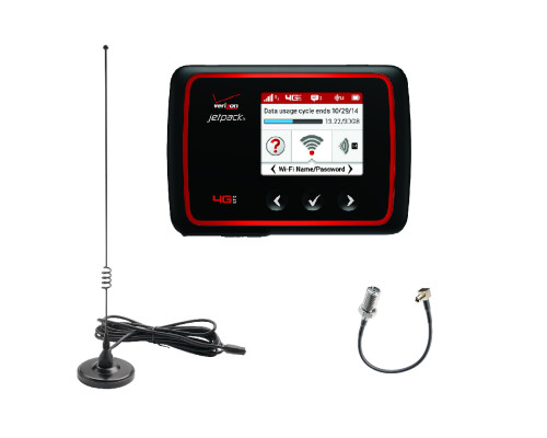 Комплект в автомобиль 4G WiFi роутер Novatel MiFi 6620L + автомобильная антенна 9 дБ