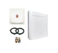 Комплект 4G WiFi роутер ZTE MF286 с кабелем для Powerbank+ антенна MIMO 2х17 Дб
