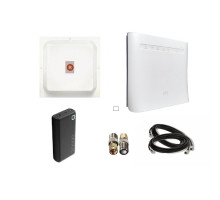 Комплект 4G WiFi роутер ZTE MF286 + антена MIMO 2х17 Дб + Powerbank 20000 мАч