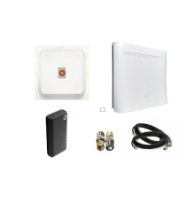 Комплект 4G WiFi роутер ZTE MF286 + антенна MIMO 2х17 Дб + Powerbank 20000 мАч