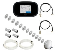 Комплект 4G WiFi роутер Novatel MiFi 8800L + 4G антенна MIMO 2x20 дБ