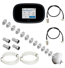 Комплект 4G WiFi роутер Novatel MiFi 8800L + 4G антенна MIMO 2x20 дБ