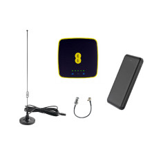 4G WiFi модем Alcatel EE40 + автомобильная антенна 10 дБ + Powerbank 10000 мАч