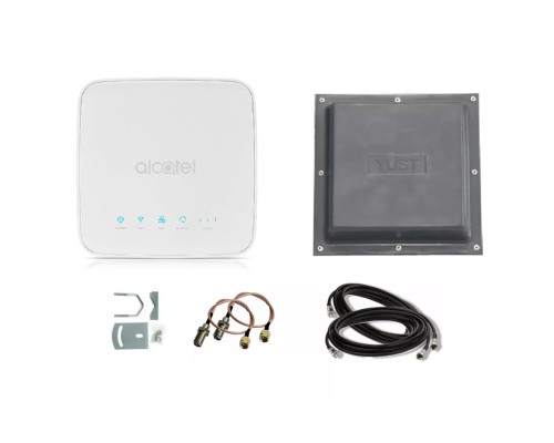 Комплект 4G WiFi роутер Alcatel HH40 + антенна MIMO YUST 2x15 Дб