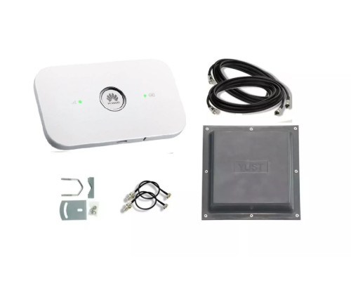 Комплект 4G WiFi роутер Huawei E5573 + антенна MIMO YUST 2x15 Дб