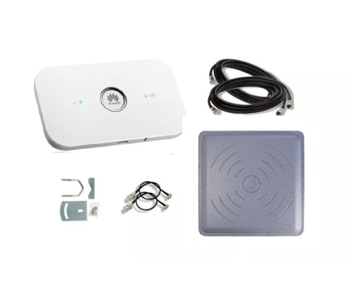 Комплект 4G WiFi роутер Huawei E5573 + антена MIMO RNet 2x24 Дб