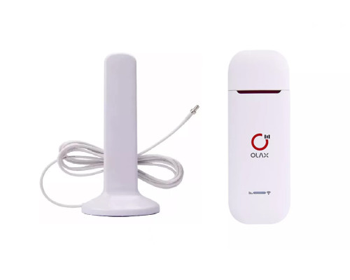 Комплект в автомобиль 4G WiFi USB модем Olax U90H + автомобильна антенна 16 дБ