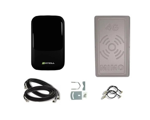 Комплект 4G WiFi роутер Satell F3000 +  антенна панельная MIMO 17Дб (900-2700 мГц)