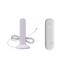 Комплект в автомобиль 4G WiFi USB модем ZTE MF79U + автомобильная антенна 16 дБ