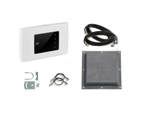 4G комплект WiFi роутер ZTE MF920 + антенна MIMO YUST 2x15 Дб