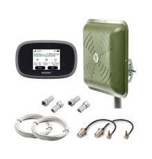  4G Комплект для военных роутер Novatel MiFi 8800L с антенной ENERGY MIMO c кабелем и переходниками