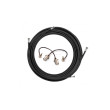Антенный коаксиальный кабель EUROSAT RG-58U 2 по 10 м + 2 шт переходника (Pigtail) Антенный коаксиальный кабель EUROSAT RG-58U 2 по 10 м + 2 шт переходника (Pigtail)