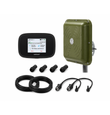  4G Комплект для военных роутер Novatel MiFi 7730L с антенной ENERGY MIMO 2x15 дБ (1700–2700 МГц) c кабелем и переходниками