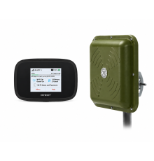 Комплект 4G для военных роутер Novatel MiFi 7730L с антенной ENERGY MIMO 2x15 дБ 