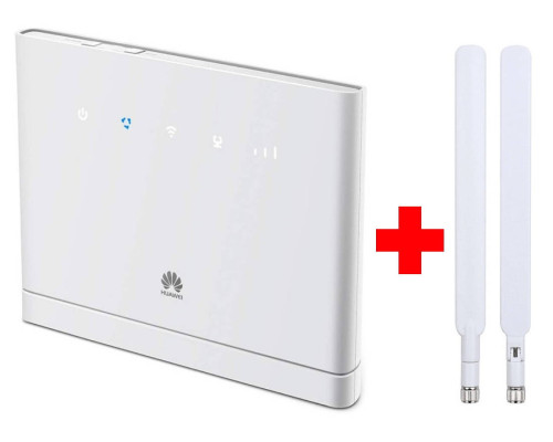 3G/4G Стаціонарний WiFi роутер Huawei B315s-22 з зовнішніми антенами 