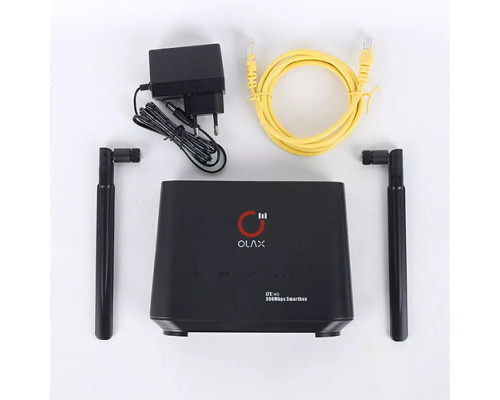 Стаціонарний 4G роутер OLAX AX5 PRO black з виходом під антену 