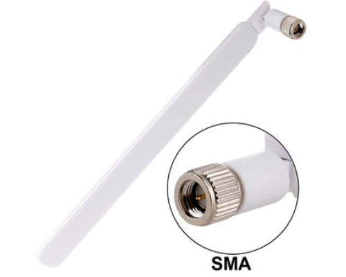 3G/4G антенна терминальная для роутеров 5 дБ  (800-2700 МГц) SMA White, 2 шт