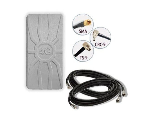 Антенний комплект 4G LTE Spider 2х16 Дб MIMO 900-2700 МГц з кабелем і перехідниками