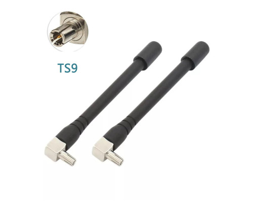 3G/4G антена термінальна для роутерів 3 дБ  (800-2700 МГц) TS-9, 2 шт