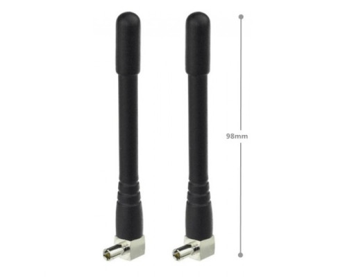 3G/4G антена термінальна для роутерів 3 дБ  (800-2700 МГц) TS-9, 2 шт