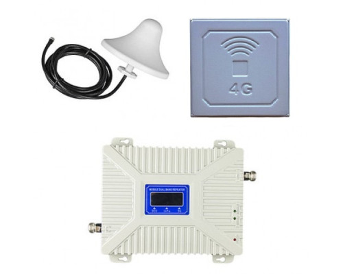 Комплект посилення сигналу "Зв'язок + інтернет Посилений" з антеною 17 Дб (900/1800/2100 Мгц)