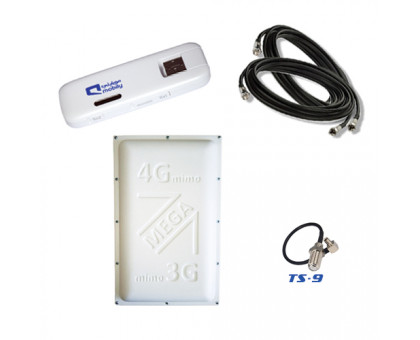 Комплект 4G WiFi USB роутер Huawei E8278 + 4G антенна 2x18 дБ + кабель + переходник