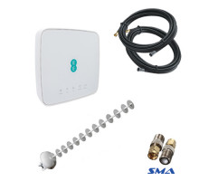 4G комплект для села WiFi роутер Alcatel HH40V c антенной Rnet 2x20 дБ