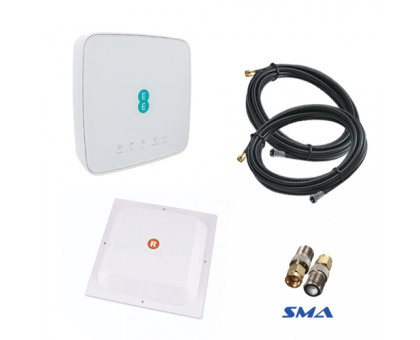 4G комплект для села WiFi роутер Alcatel HH70VB c антеною Rnet 2x17 дБ та кабелем