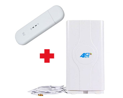 ZTE MF79u модем 4G + комнатная MIMO антенна 8.8 Дб