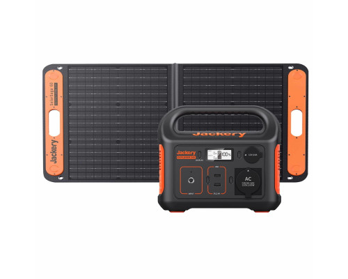 Зарядна станція для автономної роботи Jackery Explorer 240W із сонячною батареєю 100W