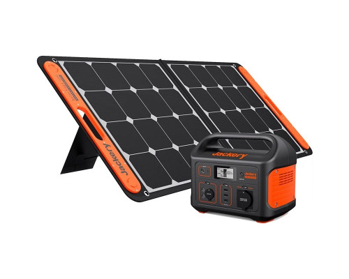  Зарядна станція для автономної роботи Jackery Explorer 500W із сонячною панеллю 100w