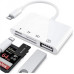 Переходник для iPhone на USB и SD/TF Card Reader адаптер для iPad на флешку и SD TF картридер кабель PAVLYSH (PA-42)