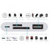 Перехідник для iPhone USB і SD/TF Card Reader адаптер для iPad на флешку і SD TF картрідер кабель з роз'ємом зарядки