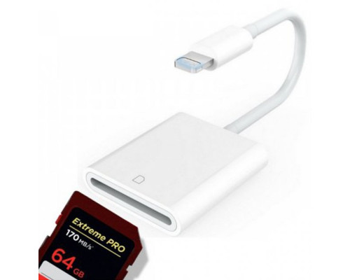 Перехідник для iPhone на SD Card Reader адаптер для iPad на картрідер SD Card