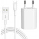 Кабель для Apple iPhone Lightning to USB кабель для зарядки iPad IOS 1m і блок живлення зарядний Apple Комплект