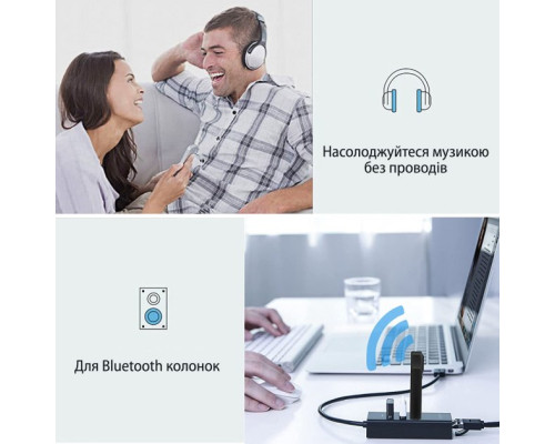 USB Bluetooth аудио передатчик 5.3 2022 для телевизора одновременное подключение двух устройств наушники или колонка подходит для PS5, PS4, игровых устройств Android PAVLYSH КА-93