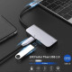 USB хаб Type-C to HDMI USB 3.0 PD 4K UHD USB-C хаб для MacBook USB HUB для ноутбука Space Gray PAVLYSH (PH-26)
